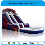 Inflatable water slide