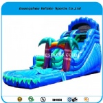 Inflatable water slide